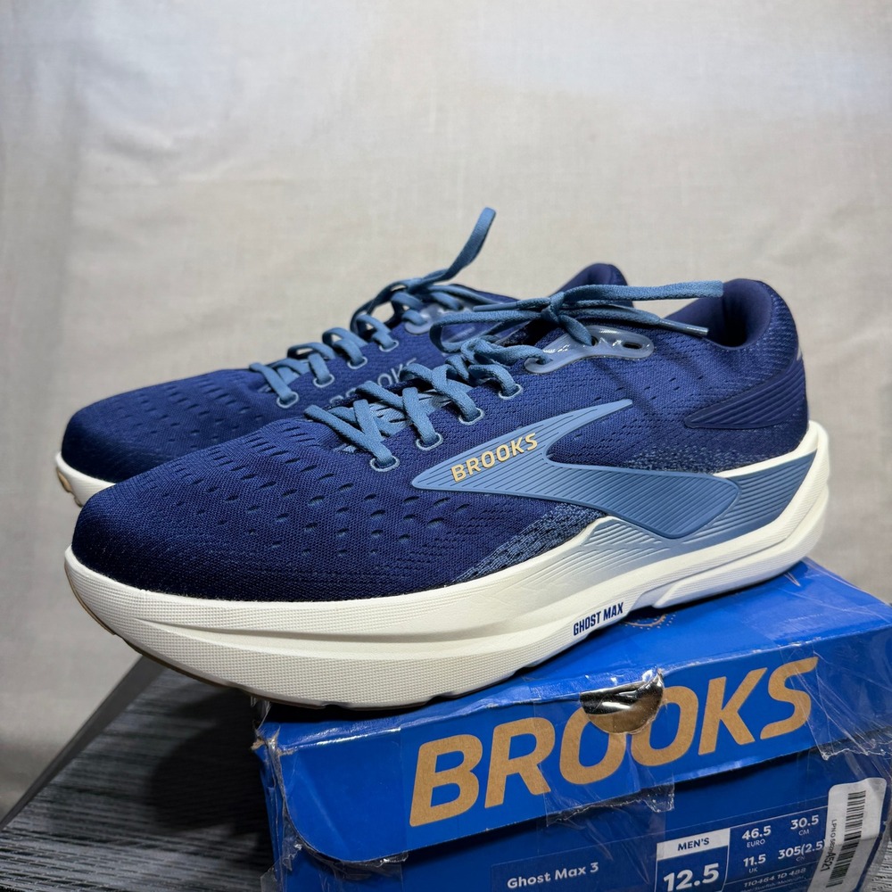 Brooks Ghost Max 3 Running Shoes - Mens 12.5 - Blue 1104641D488 Walking
